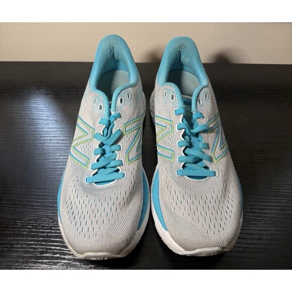 New Balance Shoes - New Balance Womens 880 V11 Cyclone Fresh Foam Athletic Shoes Grey Blue Size 7.5